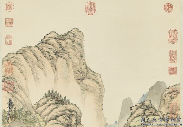 清弘旿竹蹊絢錦 軸